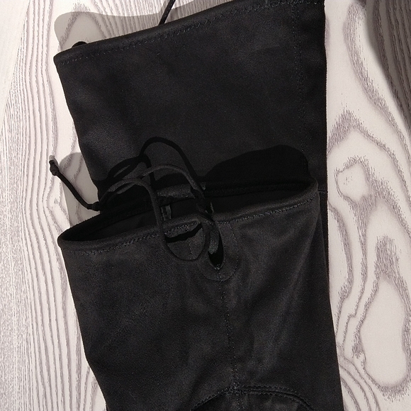 Unisa Quesia Black Faux Suede Over-The-Knee Boots - Picture 10 of 14
